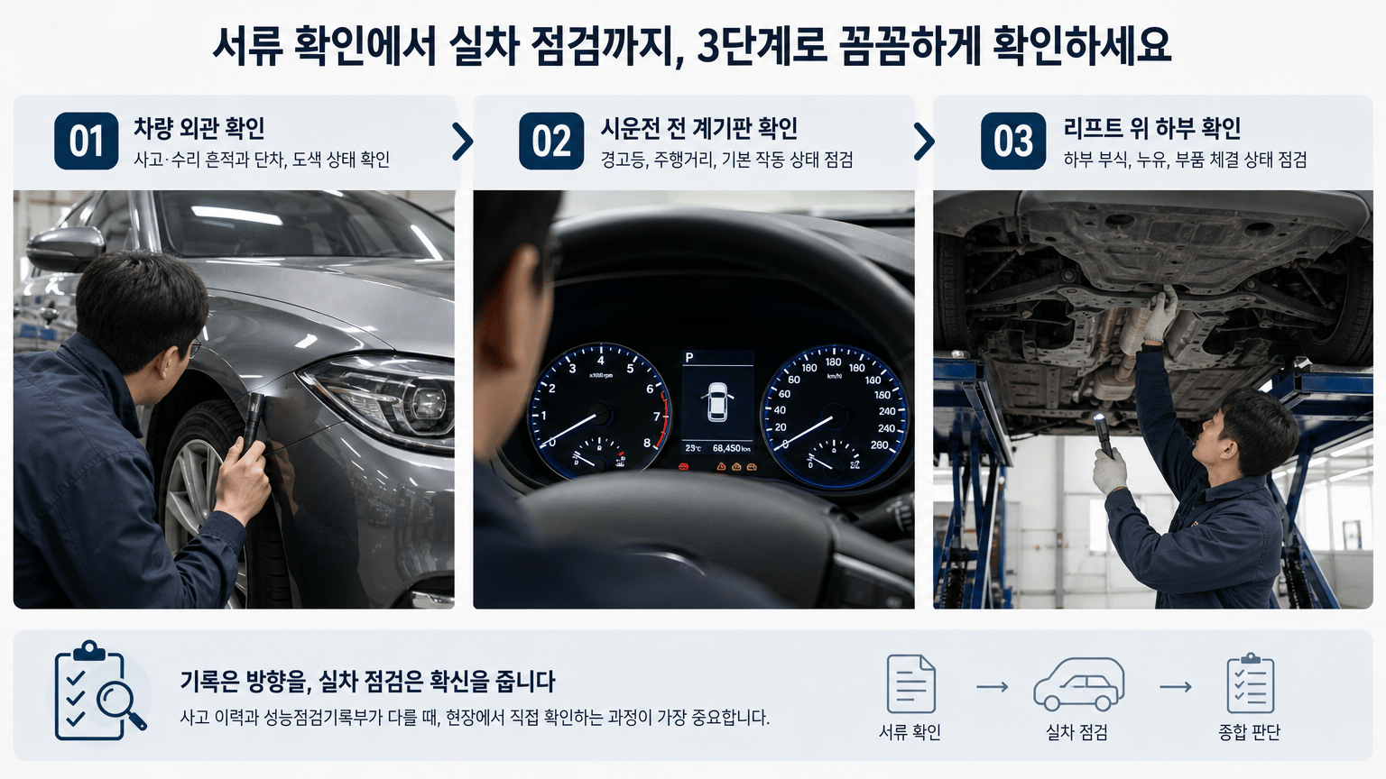 중고차 사고 이력과 성능점검기록부가 다를 때 묻는 7가지 질문